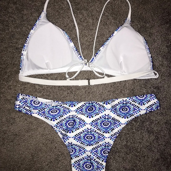 Pattern Bathing Suit - Picture 2 of 2